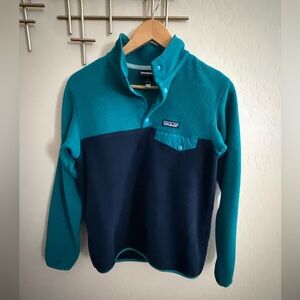 Patagonia Womens Synchilla Snap-T Pullover Navy size S